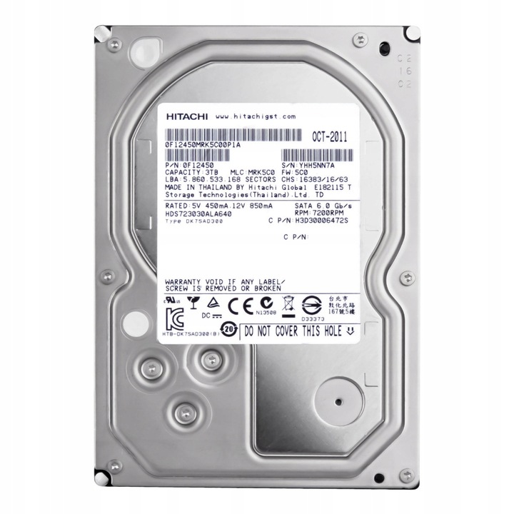 Hard Disk 4TB HGST HDS724040ALE640 7200RPM SATA III 3.5''
