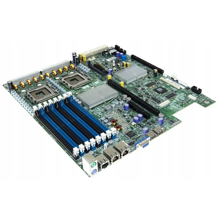 Placa de baza Intel S5000PAL, 2x771, DDR2, 12x13 inch