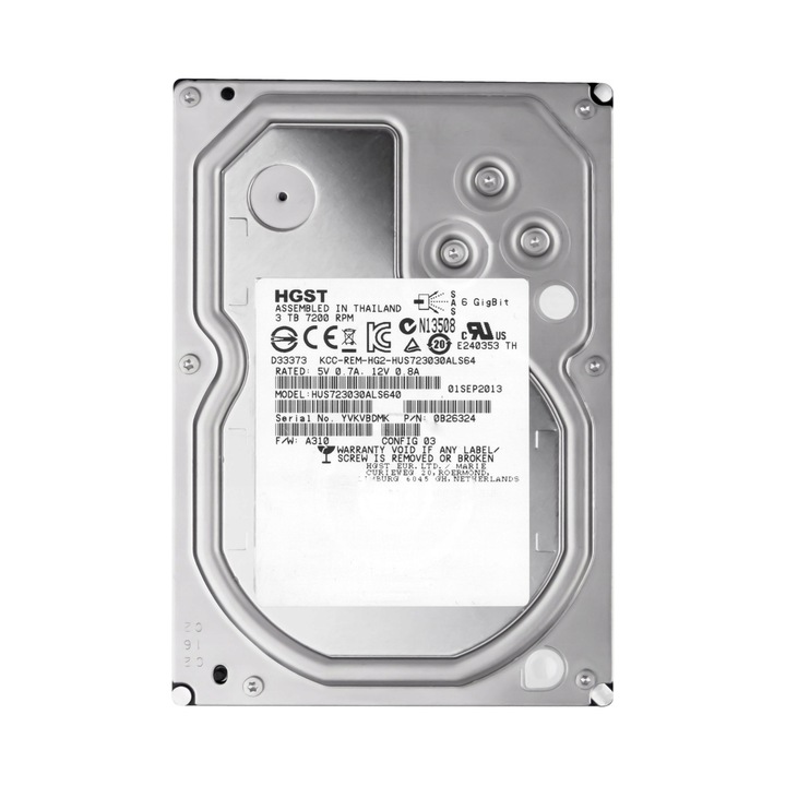 Hard Disk 3TB Hitachi Ultrastar 7K3000 7200RPM 64MB SAS-2 3.5"
