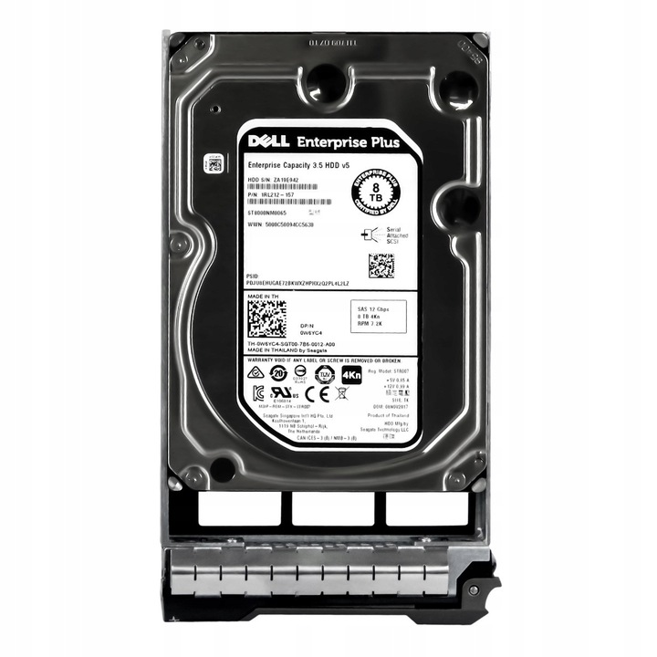 Merevlemez 3.5'' Dell 8TB 7200RPM SAS-3 128MB