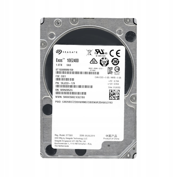 Hard Disk 1.8TB 10K SAS-3 2.5'' Seagate EXOS 10E2400