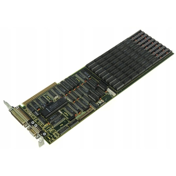 Vezérlőpanel, INS8250N-B, MN4164P chip, ISA interfész