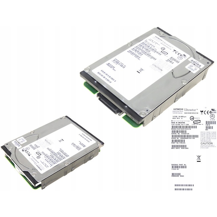 Hard Disk 3.5'' Hitachi 147GB 10K 16MB Fibre Channel