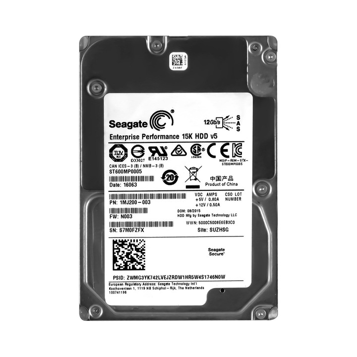 Hard Disk 600GB Seagate 15K 128MB SAS-2 2.5''