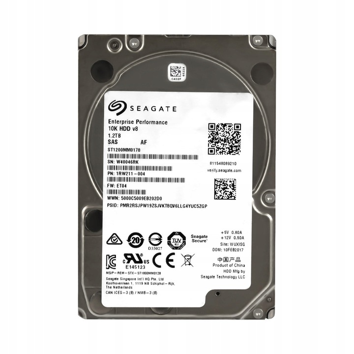 Hard Disk 1.2TB 10K 128MB SAS-3 2.5"