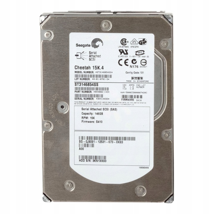 Hard Disk 3.5'' Dell 146GB 15000RPM 8MB SAS