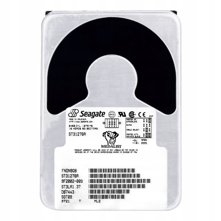 Hard Disk 3.5'' Seagate Medalist 1.28GB 4500RPM ATA