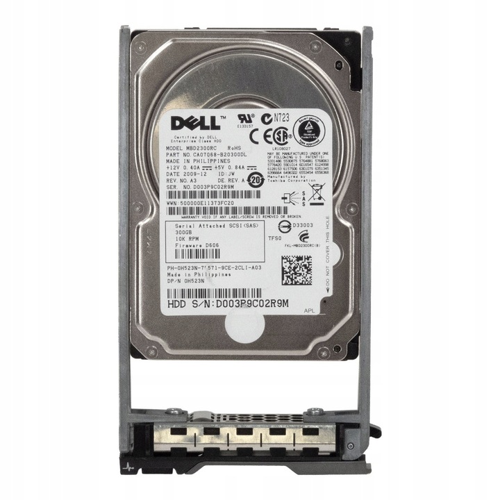 Hard Disk 300GB 10K 16MB SAS-2 2.5''