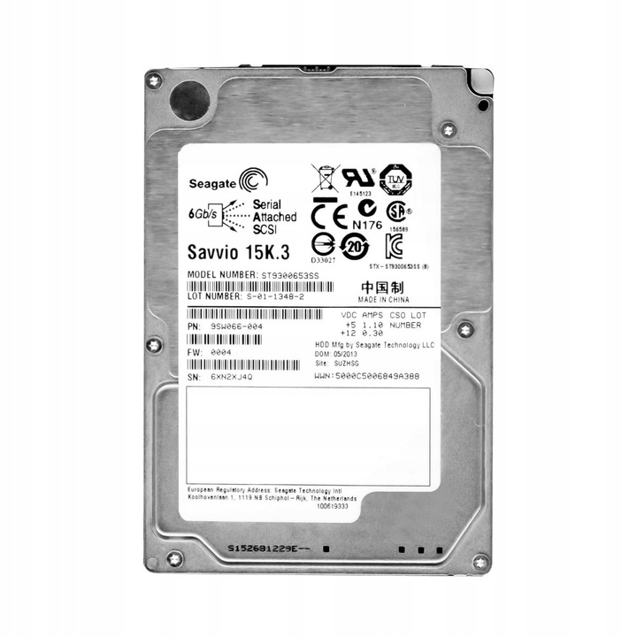 Discul dur intern Seagate Savvio 15K.3 300GB 15K 64MB SAS-2 2.5"