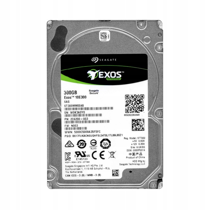 Hard Disk 2.5'' Seagate Exos 10E300 300GB 10K 128MB SAS-3
