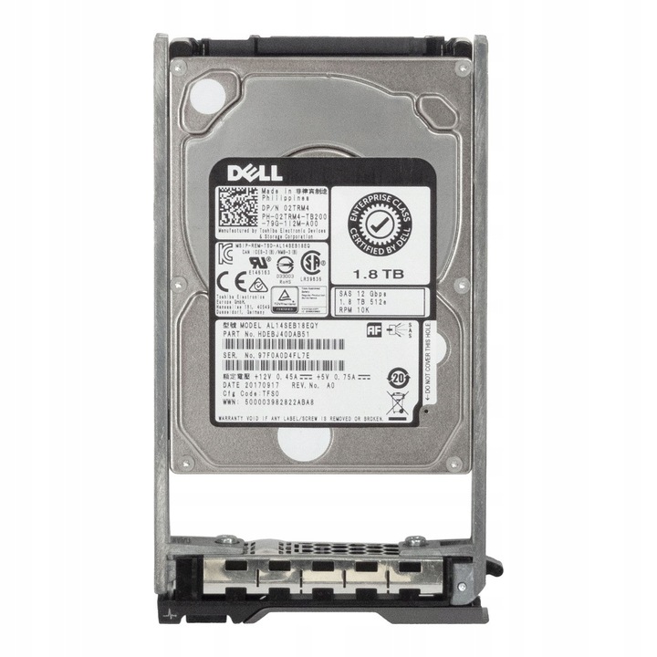 Hard Disk 2.5'' Dell 1.8TB 10000RPM 128MB SAS-3