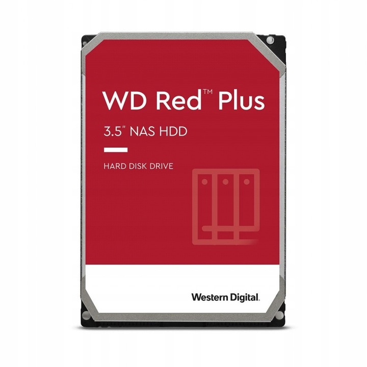 Merevlemez WD Red Plus 8TB 3,5'', 256MB, 5400RPM, NAS