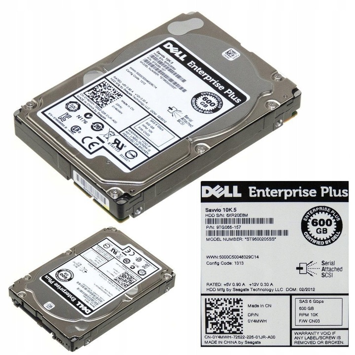Hard Disk 600GB 10K 64MB SAS-2 2.5"
