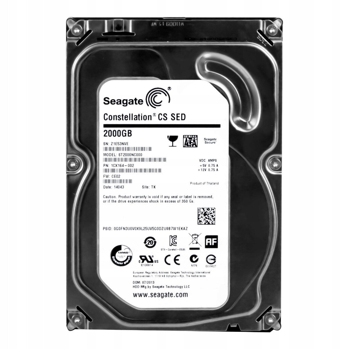 HDD Seagate Barracuda 2TB, 7200rpm, 64MB cache, SATA III - eMAG.ro