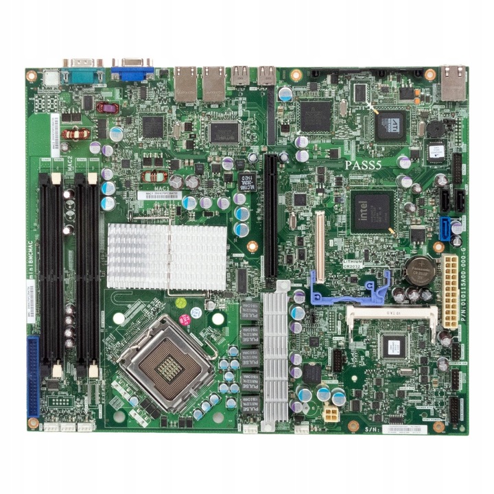 IBM 43W5103 alaplap Socket 775 DDR2, 4 RAM foglalat, 3x LAN, 2x USB