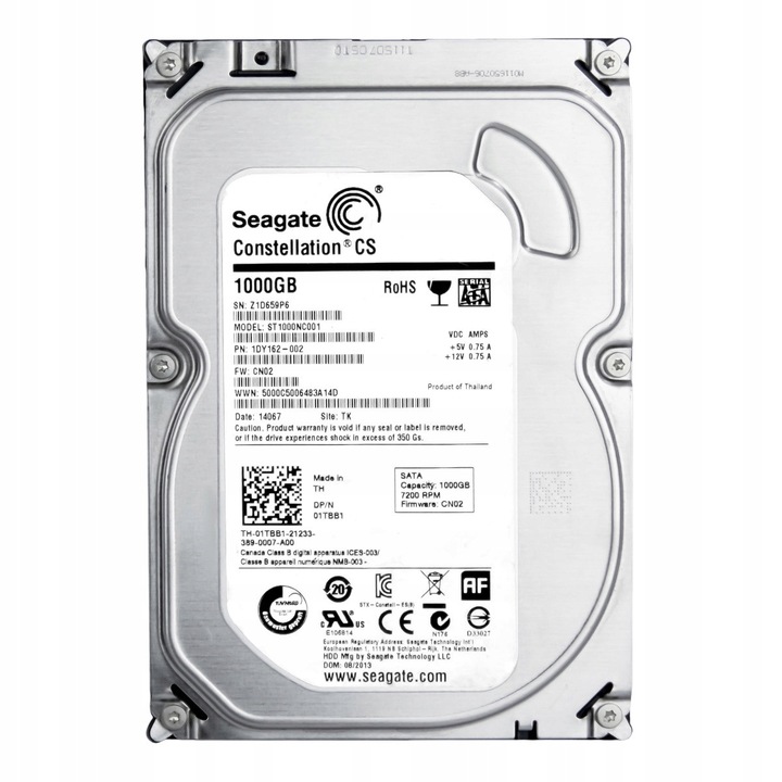 Hard disk 1TB DELL 7.2K RPM 64MB SATA III 3.5''