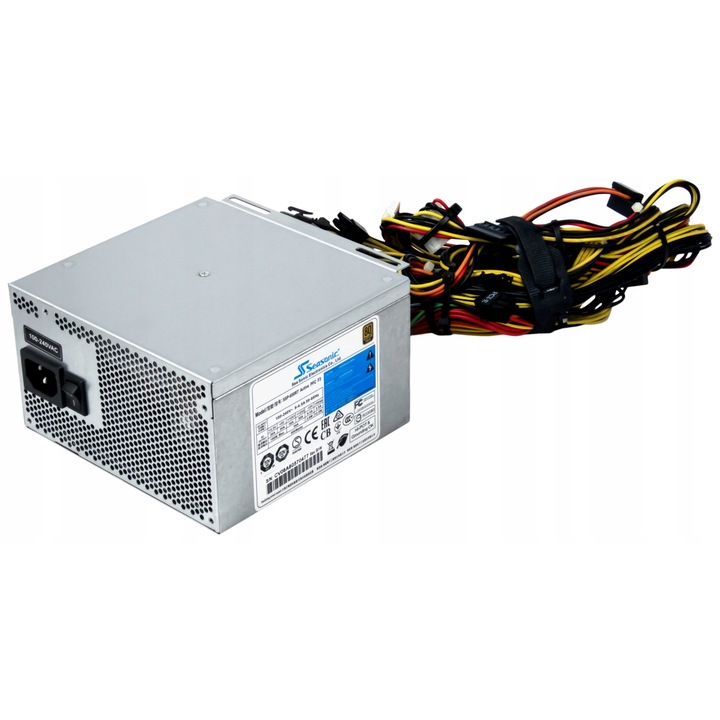 Surse PC SeaSonic SSP-650RT 650W ATX 20+4-PIN, 80PLUS GOLD, activ PFC, 1x ventilator 120mm