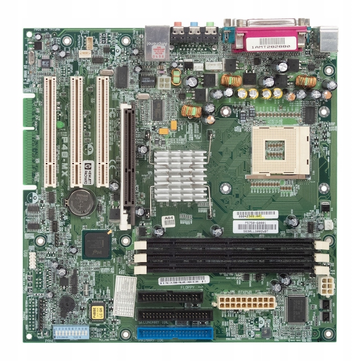 Alaplap, P4B-MX, micro ATX, 3 RAM foglalat, 3 PCI, Socket 478