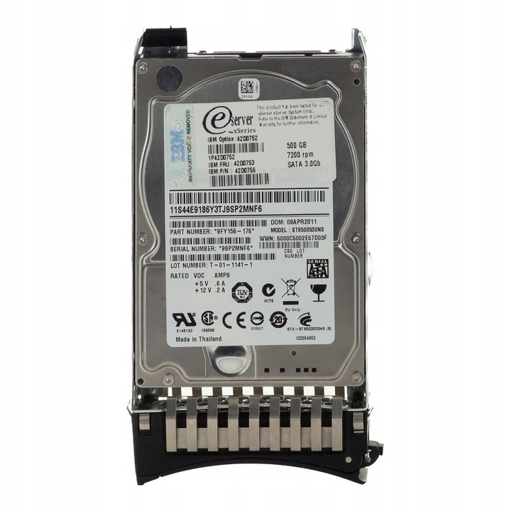 Hard Disk 500GB 2.5'' SATA III 7200RPM 32MB IBM