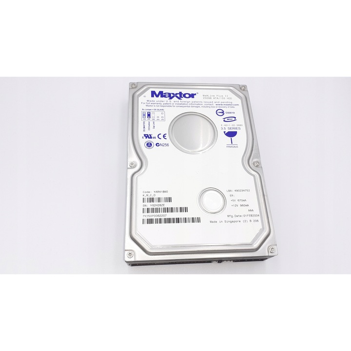 Hard Disk Maxtor MaXLine Plus II 250GB 7200RPM 8MB ATA 3.5''