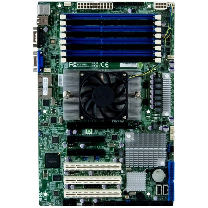 Supermicro H8SGL alaplap, AMD Opteron 6300, 12 magos, 8x DDR3, 305x204mm
