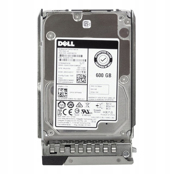 Hard Disk intern, Dell, 600GB, 15000rpm, SAS, 2.5", argintiu