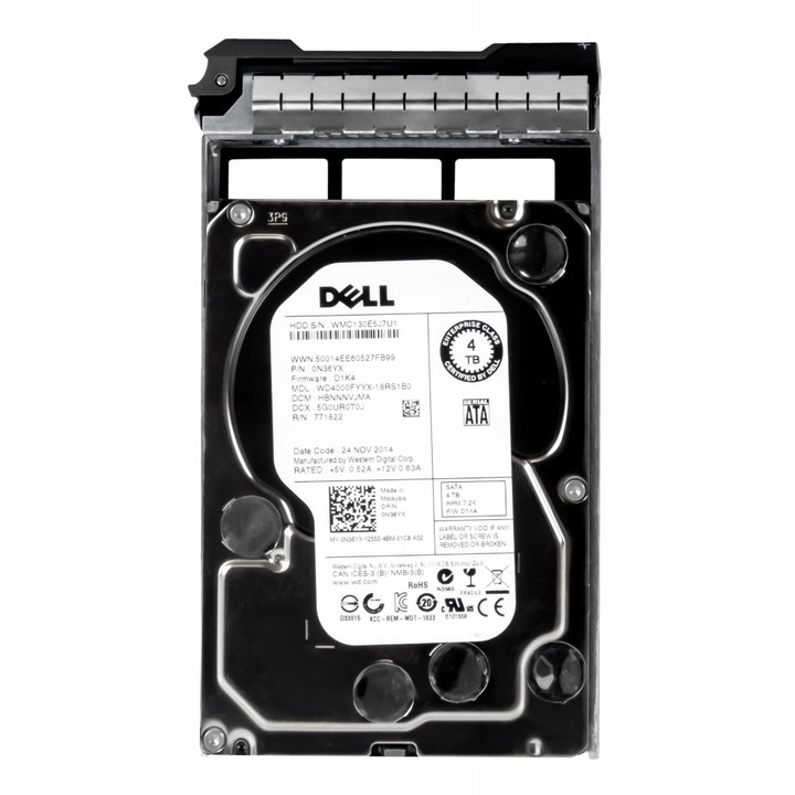 Hard Disk 4TB Dell 7200RPM 64MB SATA III 3.5"