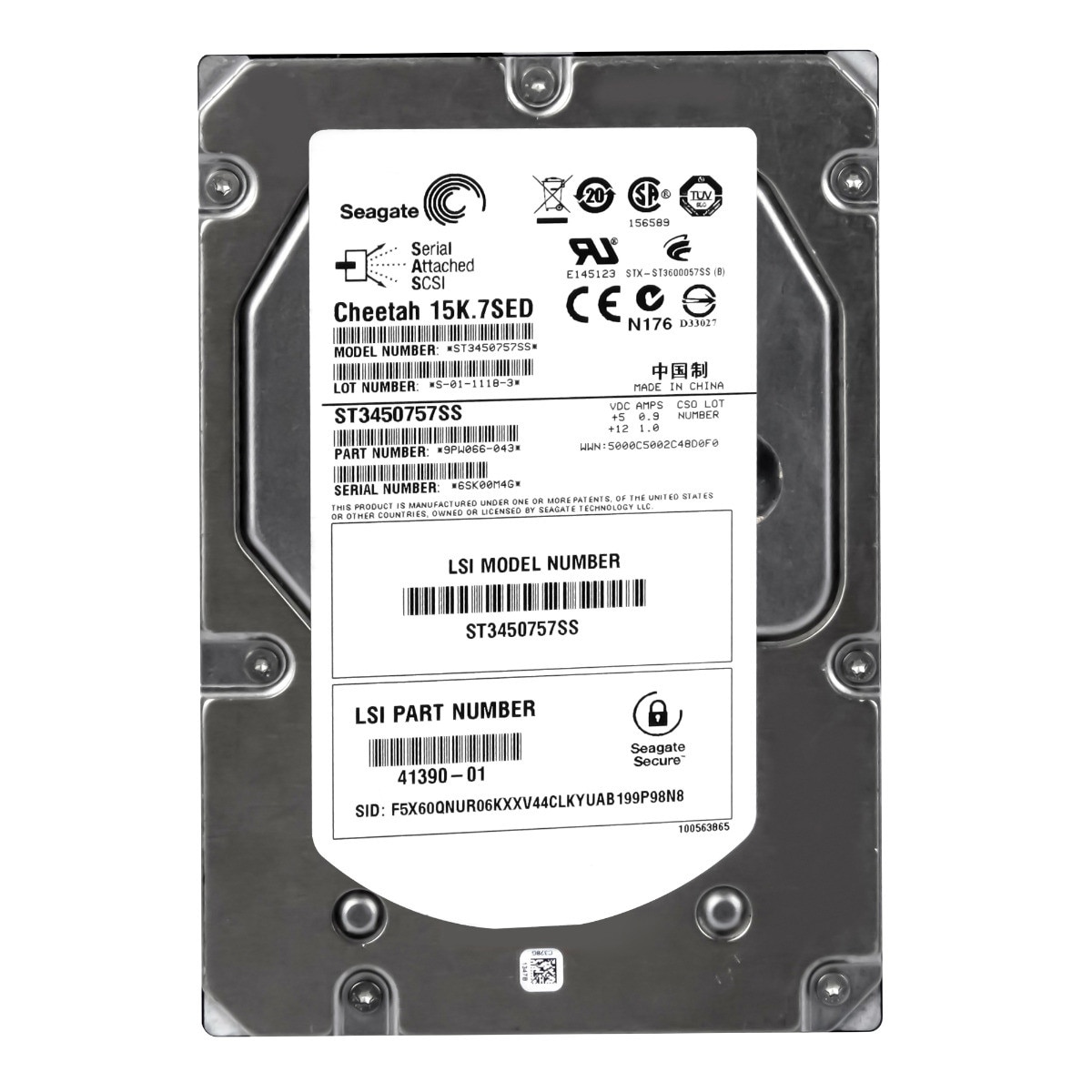 HP 3.5インチ HDD 450GB SAS 15000rpm 6G/7個入り HDD HP 450GB 6G SAS, 15000 RPM, 3.5 inch - eMAG.ro