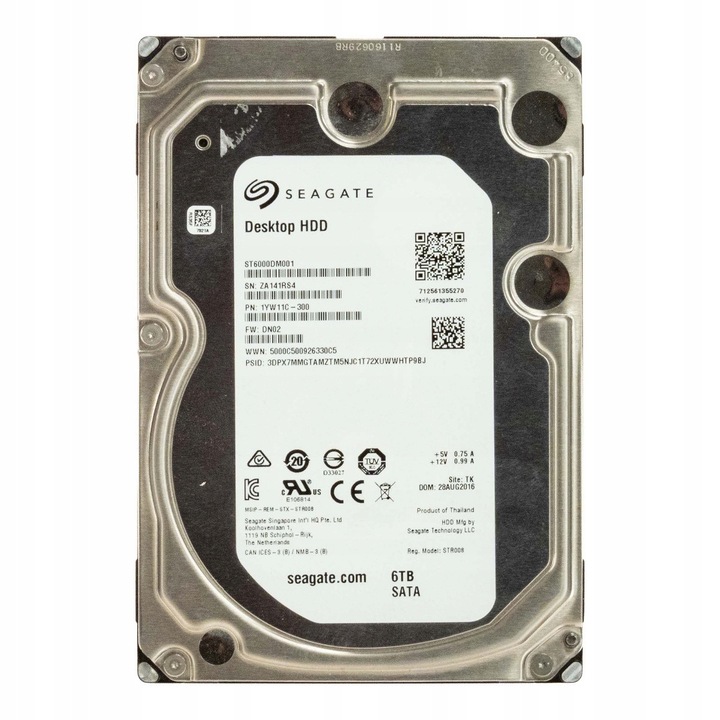 Hard Disk 6TB, Seagate, 7200RPM, SATA III, 3.5''