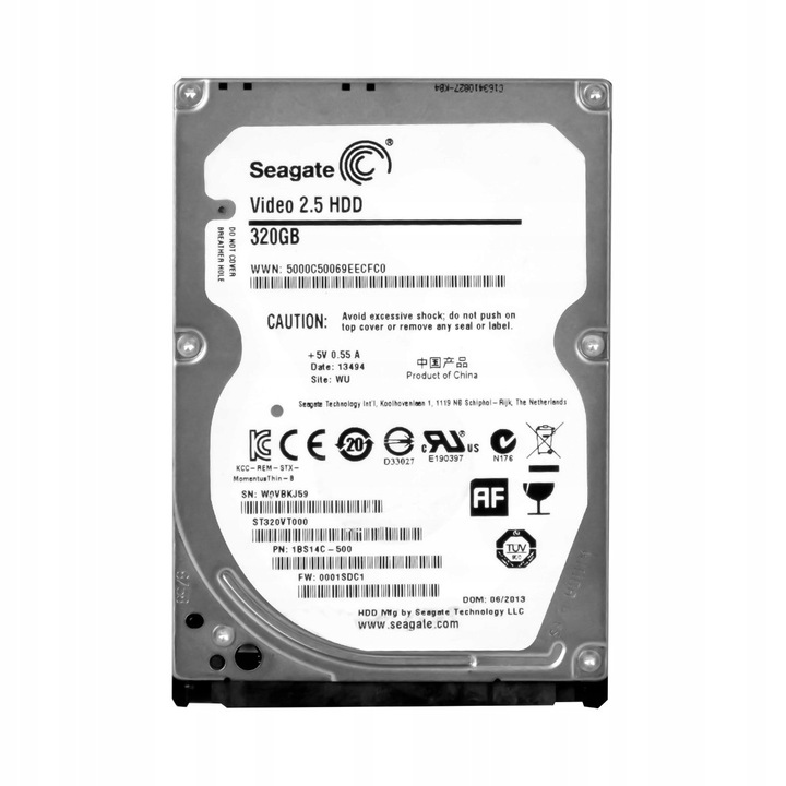 Hard Disk 2.5'' 320GB Seagate VIDEO 5.4K 16MB SATA II