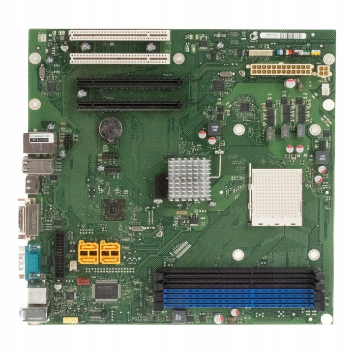 Fujitsu D2981-A12 GS1 alaplap, AM3 foglalat, DDR3, 4 RAM slot, 2 PCIe x16, 2 PCI, BTX formátum