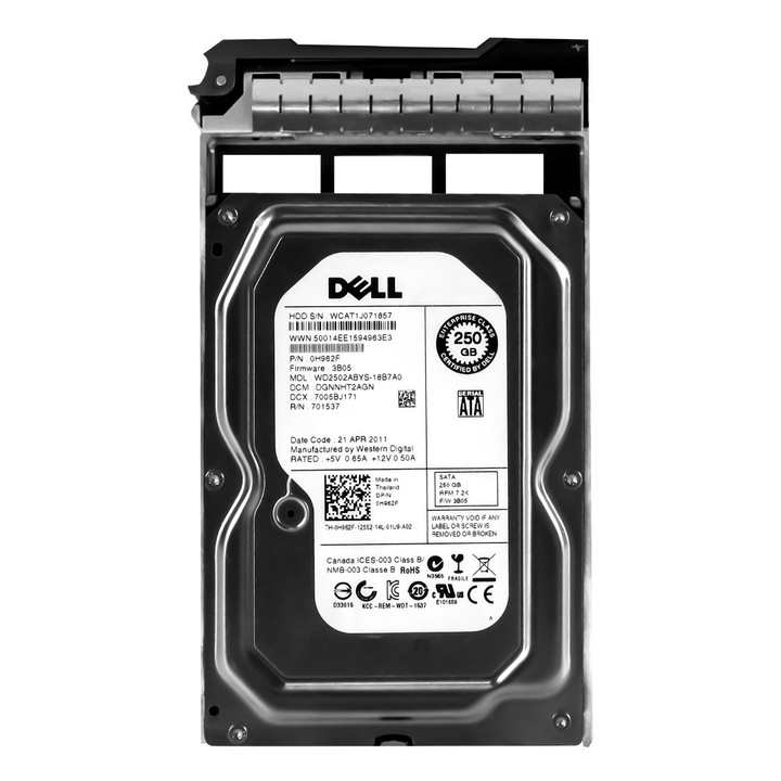 Hard Disk 250GB, 7200RPM, 16MB, SATA II, 3.5''