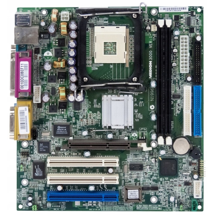 MSI MS-6399 alaplap, socket 478, SDRAM, 3 PCI