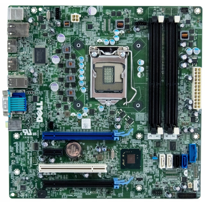 Alaplap, Socket 1155, DDR3, 4 RAM foglalat, többszínű, OPTIPLEX 7010-hez