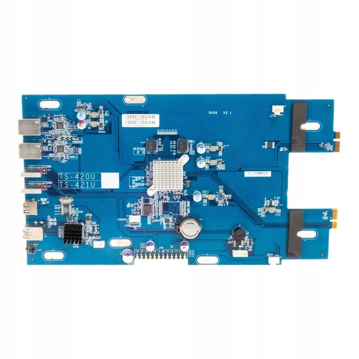 QNAP TS-420U / TS 421U alaplap, 1GB DDR3, 24-PIN, 2x LAN, 2x eSATA, 1x USB 2.0, 2x USB 3.2