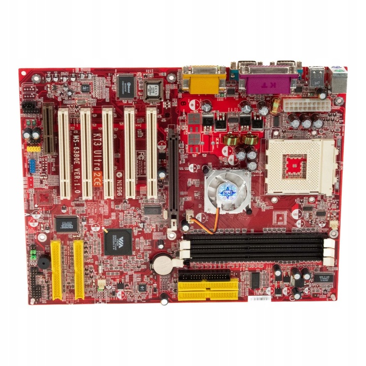 MSI KT3 ULTRA2 alaplap, Socket 462, 3 RAM foglalat, 5 PCI, ATX