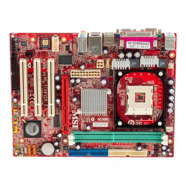 MSI MS-7104 VER:3.x PM8M-VH alaplap, socket 478, mATX