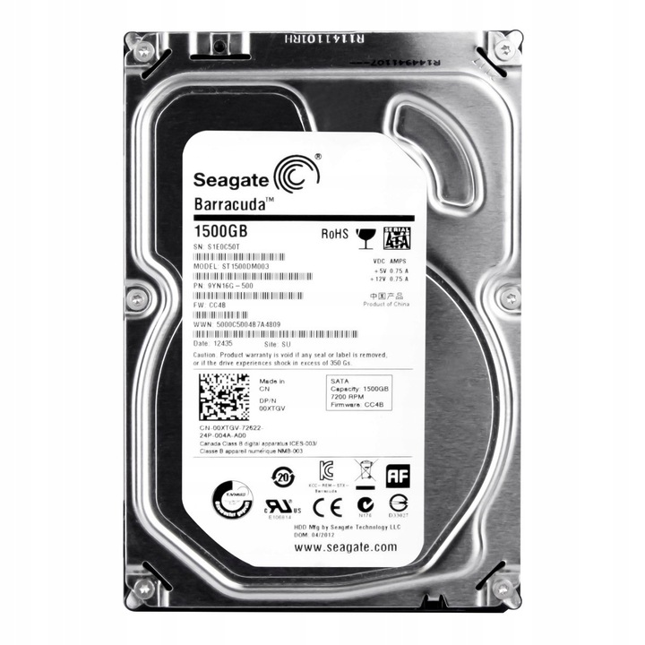 Hard Disk 1.5TB 7200RPM SATA III 3.5'' DELL ST1500DM003