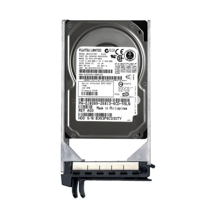 Merevlemez 2.5'', Dell, 73GB, 10K, 8MB, SAS