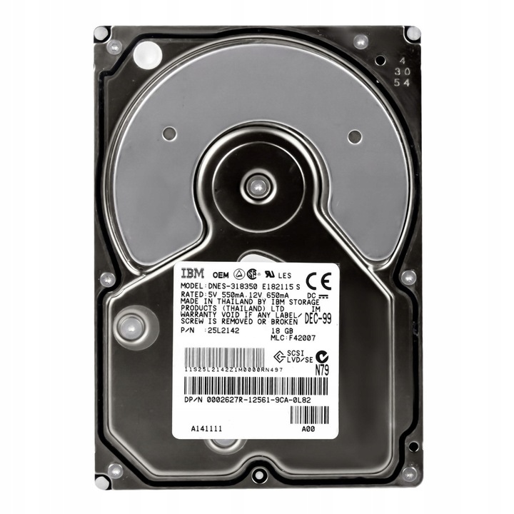 Merevlemez Dell, 18GB 7200RPM 2MB SCSI Ultra2 3.5"