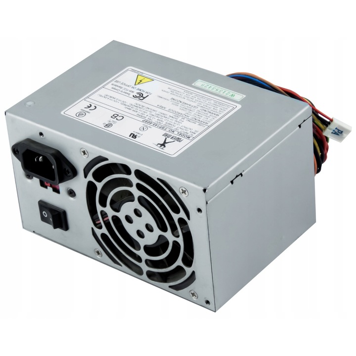 PC Power Man FSP145-60SP 145W ATX tápegység, 20-PIN, 4x MOLEX, 2x FDD
