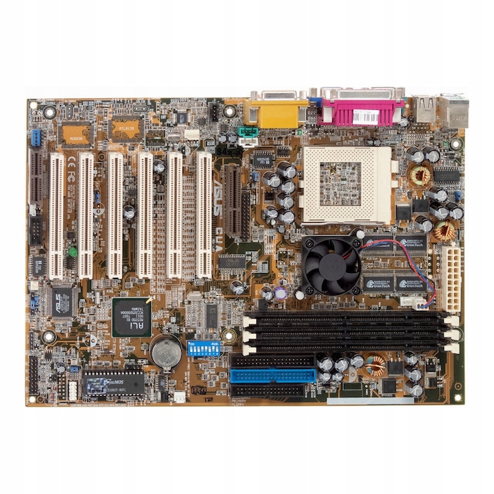 Placa de baza, Asus, CUA REV 1.03, 3 sloturi RAM, 6 PCI, ATX