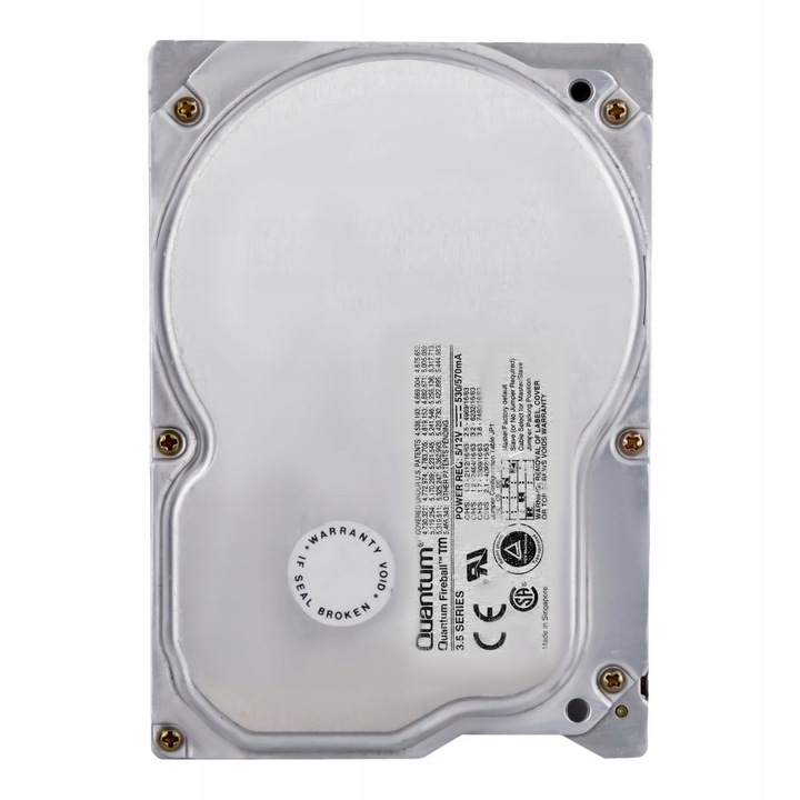Merevlemez 3.5" Quantum Fireball TM 1.2GB 4500RPM ATA, 128KB Cache