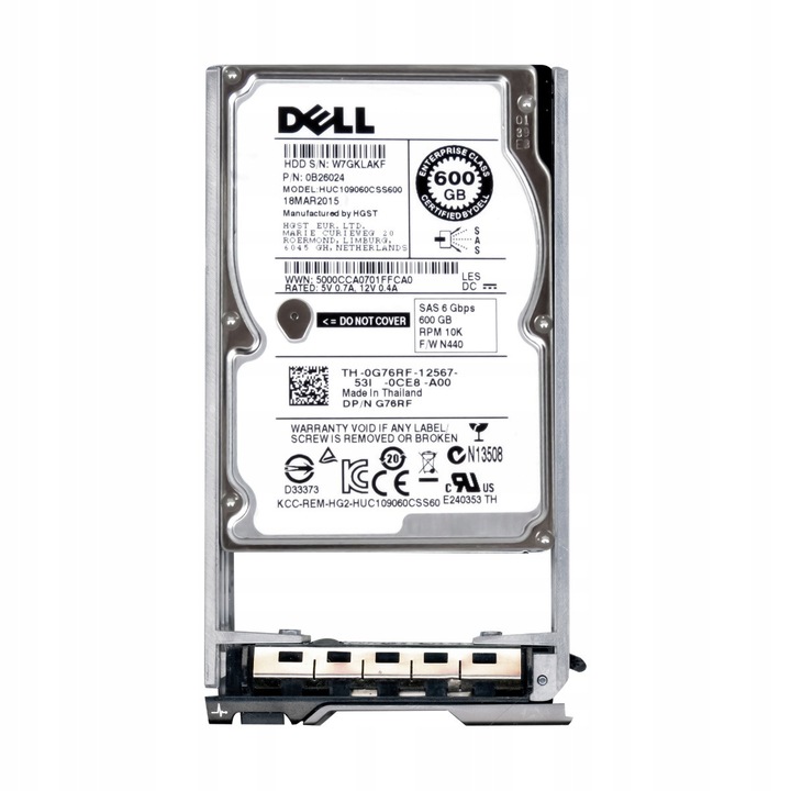 Hard Disk 600GB 10K SAS-2 2.5'' HUC109060CSS600