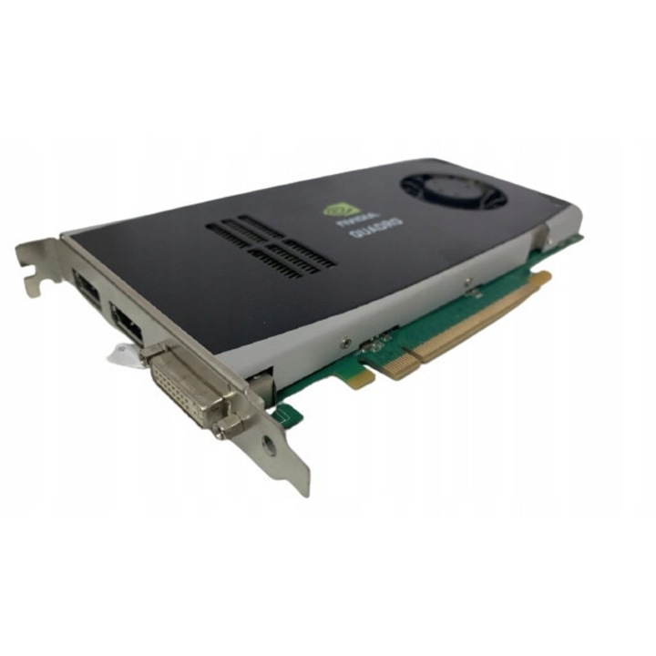 Placa video NVIDIA QUADRO FX 1800, 768MB GDDR3, 192-bit, PCIe, 1x DVI-I, 2x DisplayPort