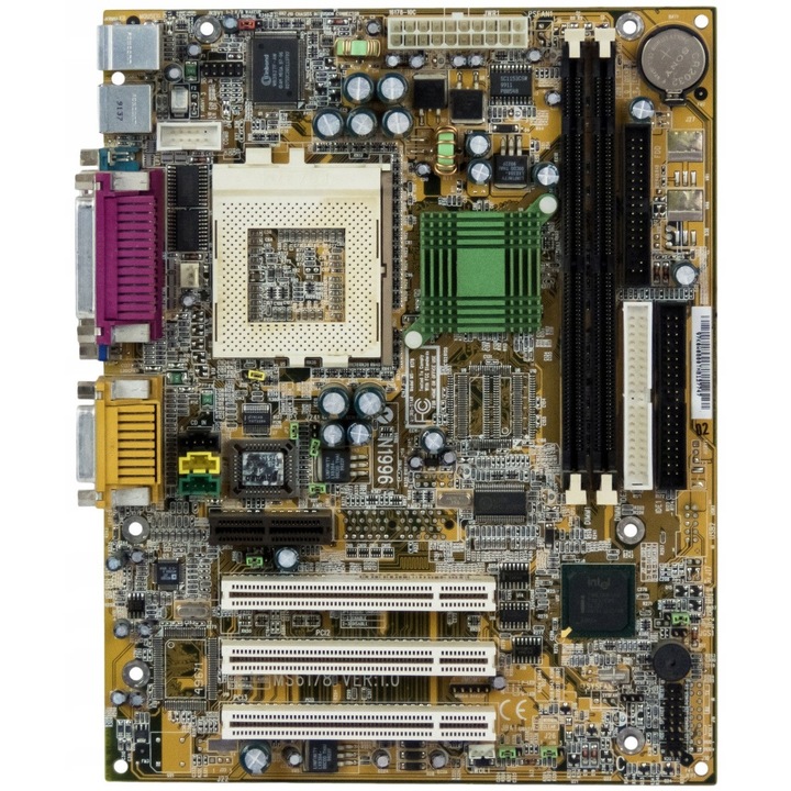 Placa de baza MSI MS6178 Micro ATX, 2 sloturi RAM, 1x AMR, 3x PCI