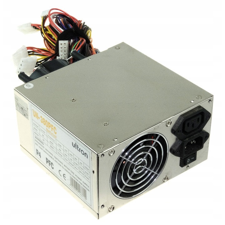 Sursa PC, UN-380PFC, 380W, ATX, 20-pin, 6x MOLEX