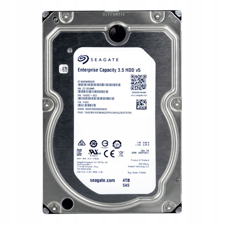 Hard Disk 4TB Seagate 7200RPM 128MB SAS-3 3.5''