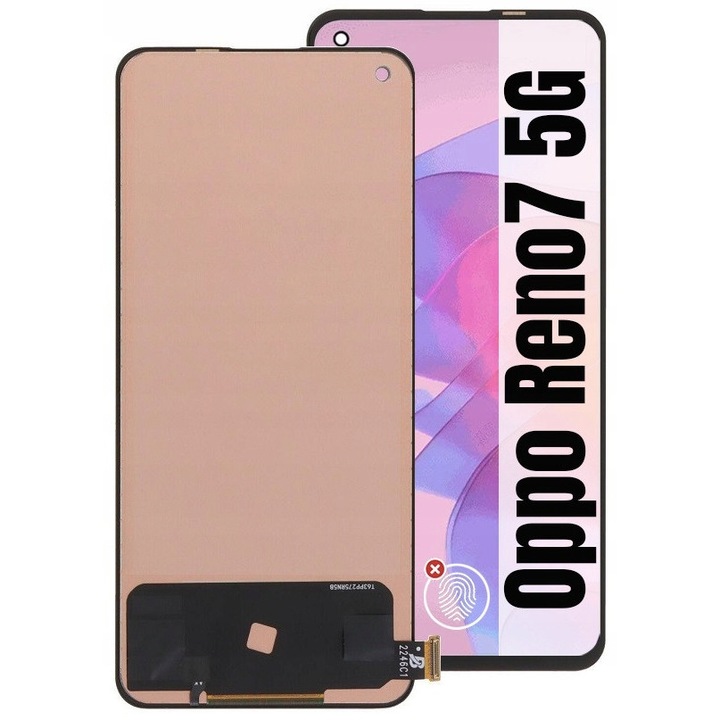 Incell kijelző Oppo Reno7 5G-hez, 6.43', 1080x1920, ujjlenyomat-olvasó nélkül