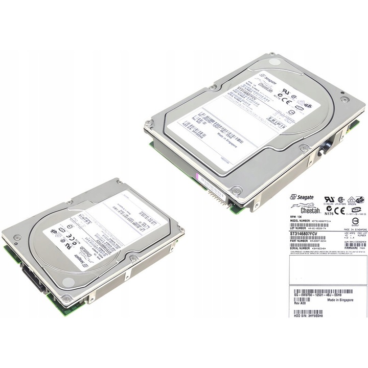 Hard Disk server 146GB 10K 8MB FC 3.5'' Dell
